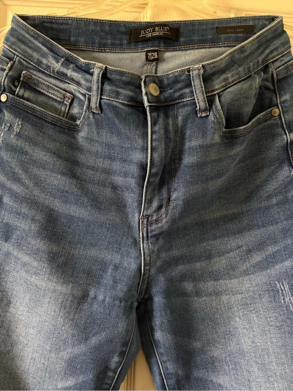 Judy Blue High-Rise Dad Jeans - Picture 7 of 8